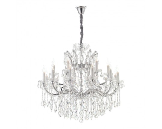 Подвесная люстра iLamp Diamond 6071-18 CR+CL