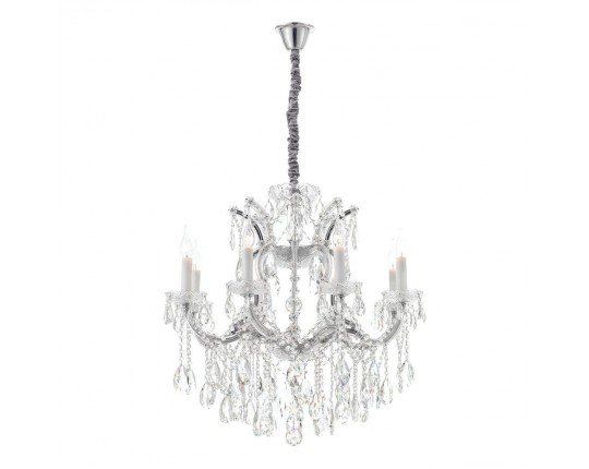 Подвесная люстра iLamp Diamond 6071-8 CR+CL