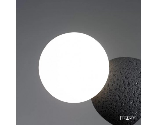 Бра iLamp Foxtrot 10695W/1-D100 BK-WH