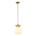 Подвесной светильник iLamp Mono P6079-1 GD+WH