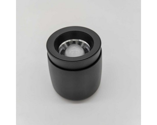 Светильник накладной iLedex Metrica 114-12W-D90-4K-ZOOM-BK