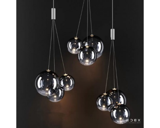 Подвесная светодиодная люстра iLedex Selfie 19152P/3-6W-3000K SL