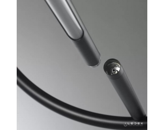 Подвесной светодиодный светильник iLedex Zoom 8075P/S-18W-3000K MBK-WH