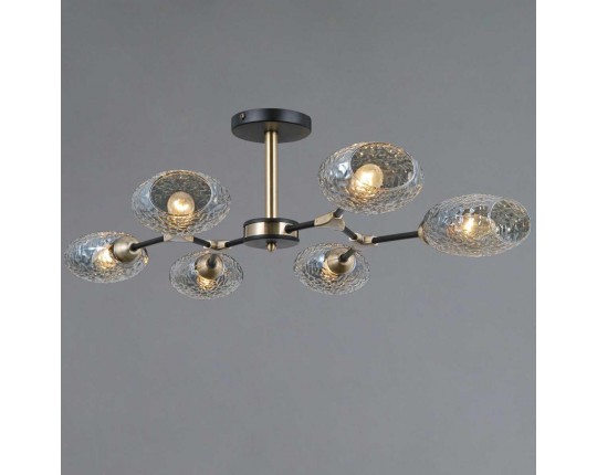Светильник потолочный Illumico IL0272-6CSQ-25 BK AB TRENTO