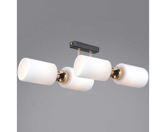 Потолочный светильник ILLUMICO IL0809-4ASQ-25 BK AB NAPLES