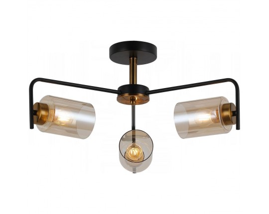 Потолочная люстра Illumico IL8248-3COU-79 BK GD