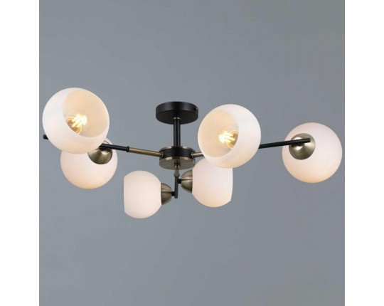 Потолочный светильник ILLUMICO IL0469-6CSQ-24 BK AB LIBRA