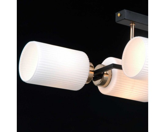 Потолочный светильник ILLUMICO IL0809-4ASQ-25 BK AB NAPLES