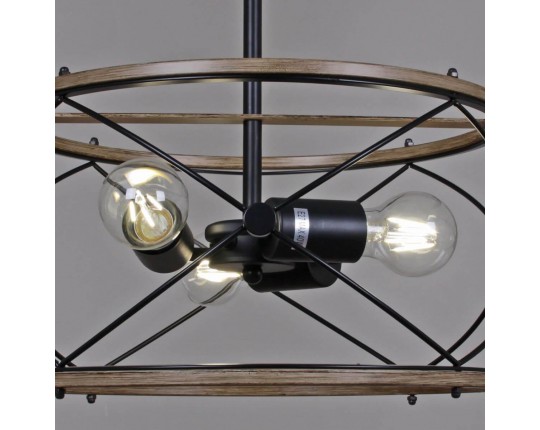 Подвесная люстра Illumico IL1008-3P-05 BK Wood