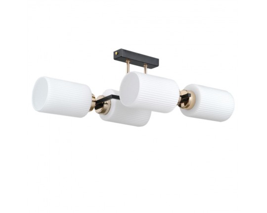 Потолочный светильник ILLUMICO IL0809-4ASQ-25 BK AB NAPLES
