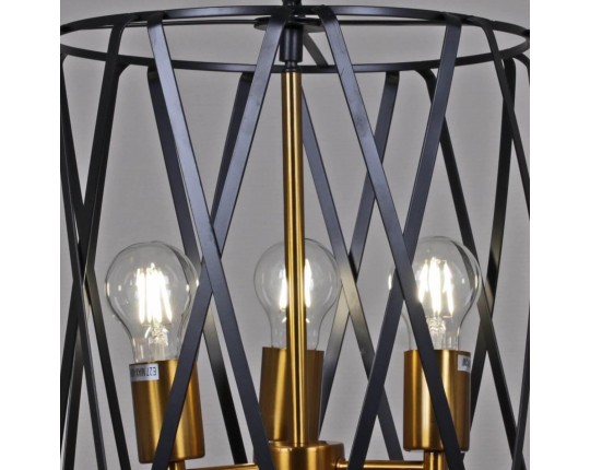 Подвесная люстра Illumico IL1023-3PB-05 BK GD