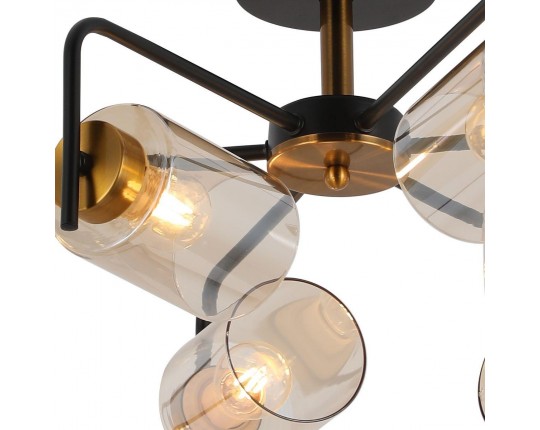 Потолочная люстра Illumico IL8248-6COU-79 BK GD
