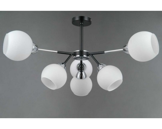 Люстра Illumico IL0715-6CSQ-24 BK CR LIBRA