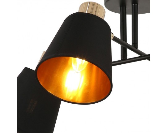 Потолочная люстра Illumico IL6116-4COU-79 BK GD
