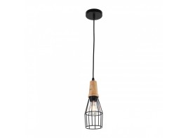 Люстра подвесная 1*60Вт E27 MD.0914-1-P BK