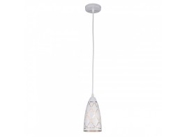 Люстра подвесная 1*60Вт E27 MD.2963-1-P WH+SL