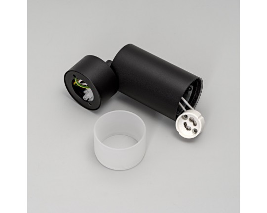 Светильник GU10 1*10W настенный спот Черный IL.0005.4801 BK