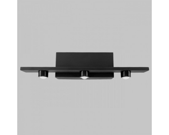 Светильник картинный LED 3*3W 4200K Матовый черный 220V IP20 L=360 мм IL.0040.0050-3 SBK