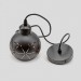 Люстра подвесная 1*60Вт E27 MD.2884-1-P BK+GD