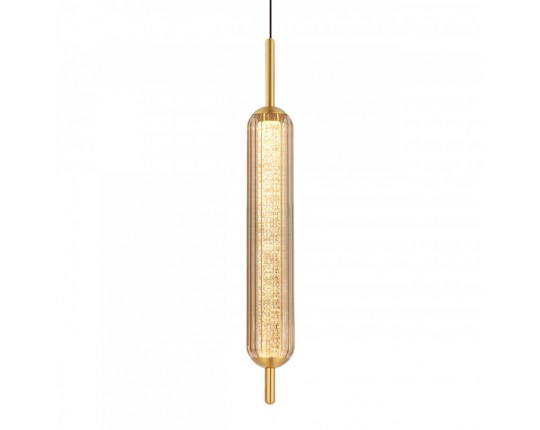 Люстра подвесная светодиодная 5W, 4000K, 320мм, плафон янтарный PLC-7076-320-P-AMBER