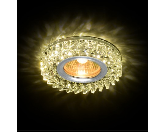 Светильник MR16+LED встраиваемый AL/CLEAR 35Вт+LED 3Вт IL.0026.0103