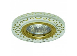 Светильник MR16+LED встраиваемый G/YEllOW MATT 35Вт+LED 3Вт IL.0026.4271