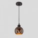 Люстра подвесная 1*60Вт E27 MD.2884-1-P BK+GD