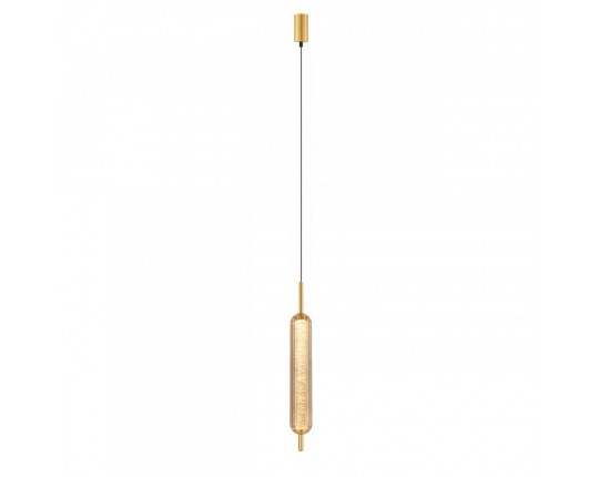 Люстра подвесная светодиодная 5W, 4000K, 320мм, плафон янтарный PLC-7076-320-P-AMBER