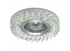 Светильник MR16+LED встраиваемый AL/CLEAR 35Вт+LED 3Вт IL.0026.0103