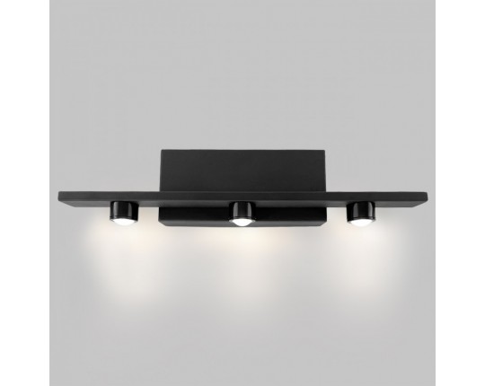 Светильник картинный LED 3*3W 4200K Матовый черный 220V IP20 L=360 мм IL.0040.0050-3 SBK