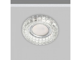 Светильник MR16+LED встраиваемый CH/CLEAR 35Вт+LED 3Вт IL.0026.2703