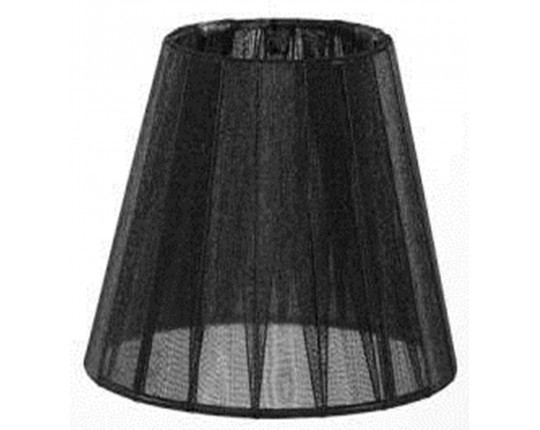 Абажур A130/041 Лента черная. Ø 15 см