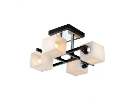 Люстра потолочная 4*60Вт E27, MD.0073-4-S WENGE+CH