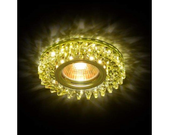 Светильник MR16+LED встраиваемый G/CLEAR 35Вт+LED 3Вт IL.0026.0203