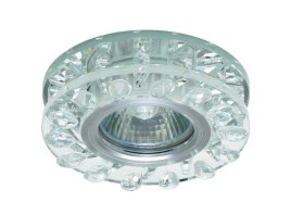 Светильник MR16+LED встраиваемый AL/CLEAR 35Вт+LED 3Вт IL.0026.0703