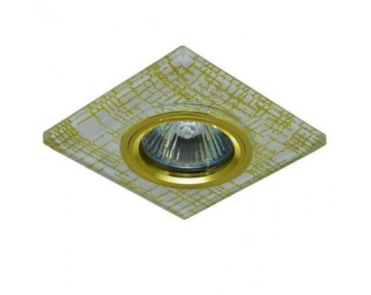 Светильник MR16 встраиваемый G/WH+GOLD GU5.3 50Вт IL.0018.4973