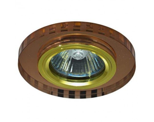 Светильник MR16 встраиваемый G/BROWN GU5.3, 50Вт