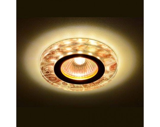 Светильник MR16+LED встраиваемый G/Multicolor 35Вт+LED 3Вт IL.0026.3409