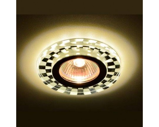 Светильник MR16+LED встраиваемый ALUM/MATT 35Вт+LED 3Вт