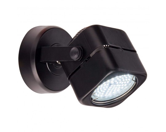 Светильник MR16 1*50W настенный спот Черный IL.0005.0100