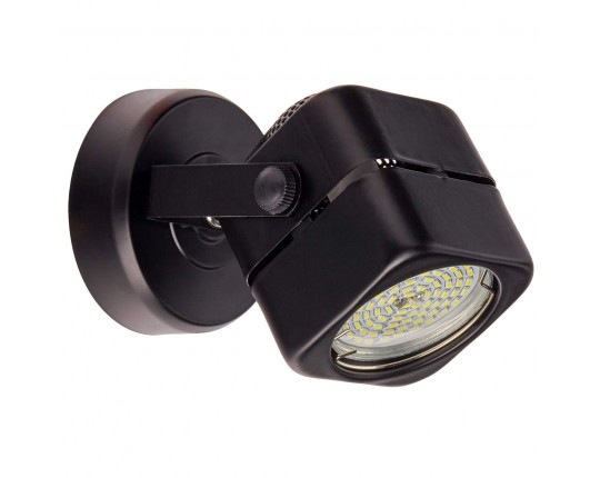 Светильник MR16 1*50W настенный спот Черный IL.0005.0100