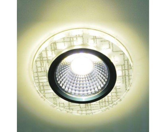 Светильник LED 5W COB+ LED 3W, CH/WH+SILVER встраиваемый IL.0026.5115