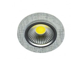 Светильник LED 5W COB+ LED 3W, CH/WH+SILVER встраиваемый IL.0026.5115