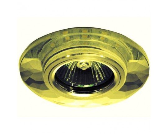 Светильник MR16+LED встраиваемый G/YELLOW MIR 35Вт+LED 3Вт IL.0026.4671