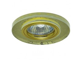 Светильник MR16+LED встраиваемый G/YELLOW MATT 35Вт+LED 3Вт 9117
