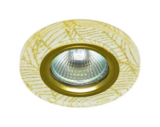 Светильник MR16 встраиваемый G/WH+GOLD GU5.3 50Вт IL.0018.9173