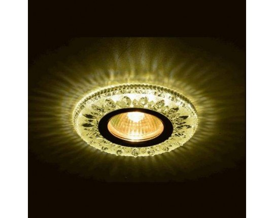 Светильник MR16+LED 3W 4000K встраиваемый ПОЛИКРИСТАЛЛ, AL/CLEAR IL.0027.0103