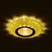 Светильник MR16+LED 3W 4000K встраиваемый ПОЛИКРИСТАЛЛ, G/CLEAR GOLD IL.0027.0403