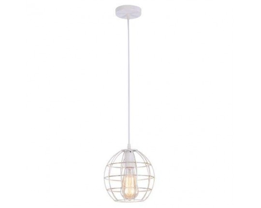 Люстра подвесная 1*60Вт E27 MD.1703-1-P WH