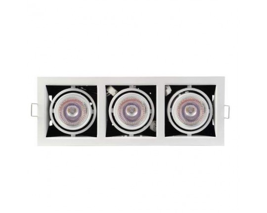 Светильник карданный MR16, 3*50W встраиваемый, GU5.3 WH IL.0006.1003